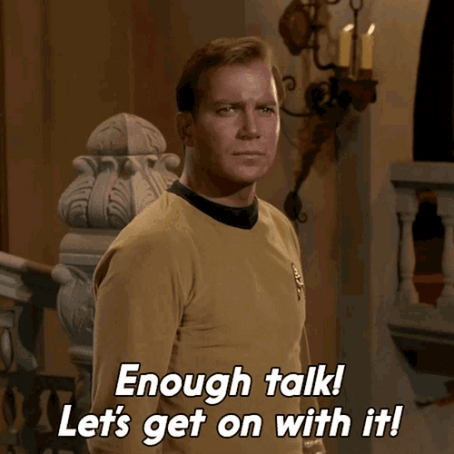 Star Trek Captain Kirk GIF
