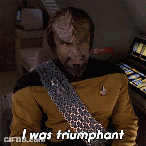 Star Trek Character Says I Was Triumphant At Computer GIF