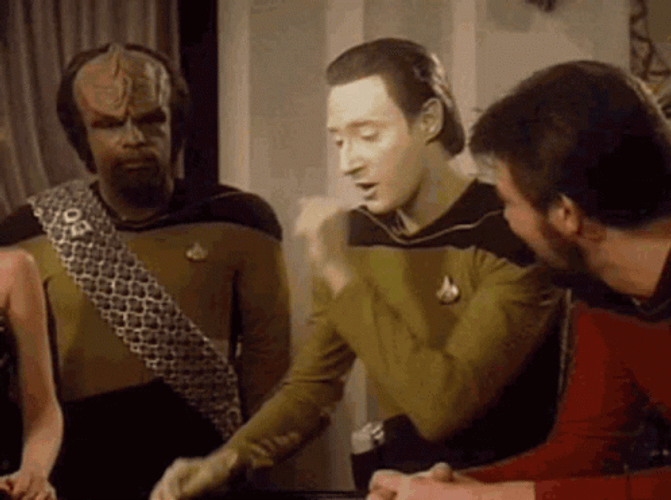 Star Trek Data Rolling Dice GIF