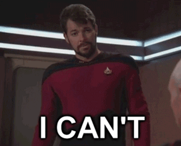 Star Trek I Can't Reaction GIF