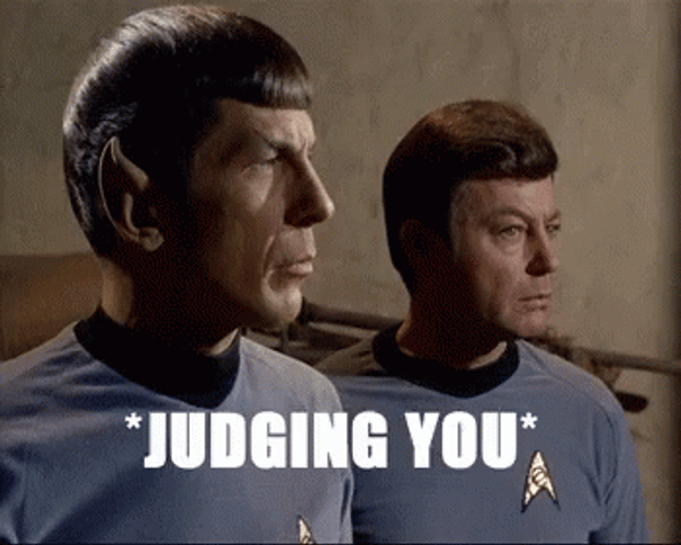 Star Trek Judging You Meme GIF