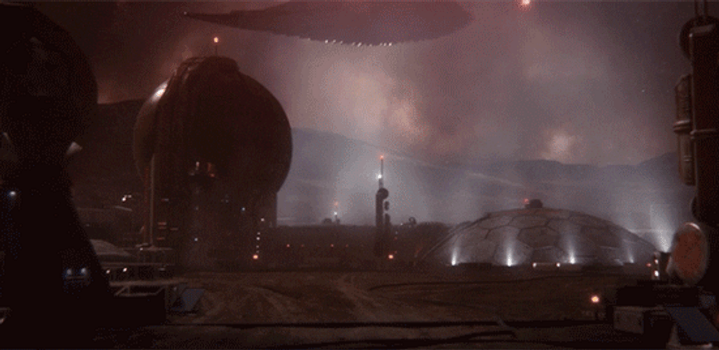 Star Trek Landing Spaceship Klingon World GIF