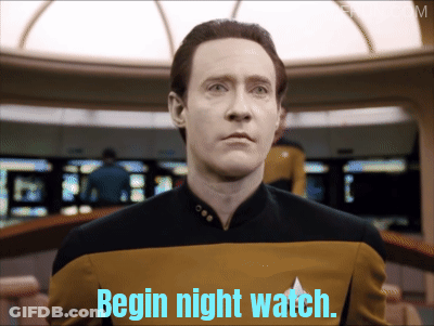 Star Trek Man Says Begin Night Watch GIF
