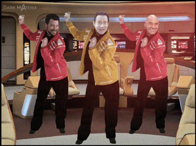 Star Trek Men Just Dance GIF