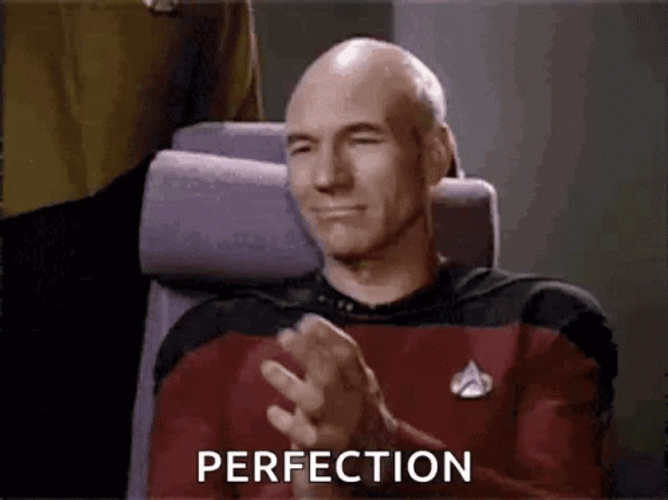 Star Trek Picard Clapping GIF