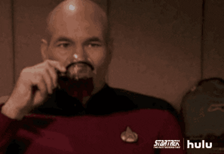 Star Trek Picard Smirk GIF