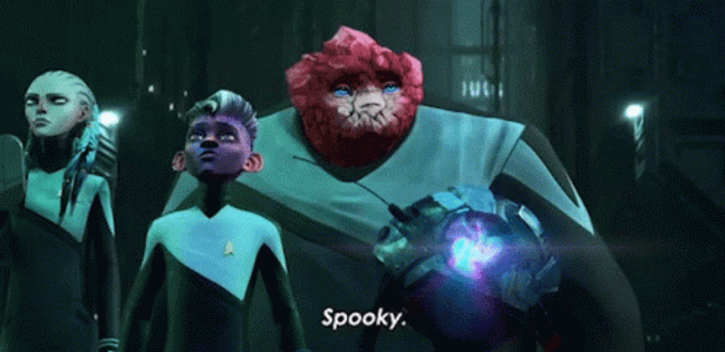 Star Trek Prodigy Gets Haunted GIF