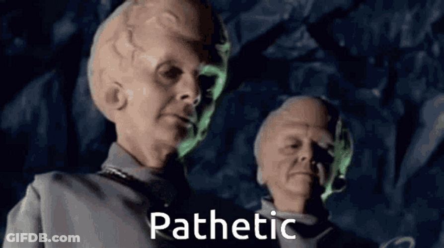 Star Trek Tolosians Pathetic GIF