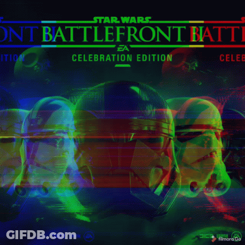 Star Wars Battlefront II Celebration Edition Poster GIF