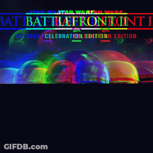 Star Wars Battlefront II Celebration Edition Poster GIF