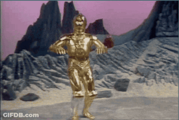 Star Wars C-3PO Dancing GIF
