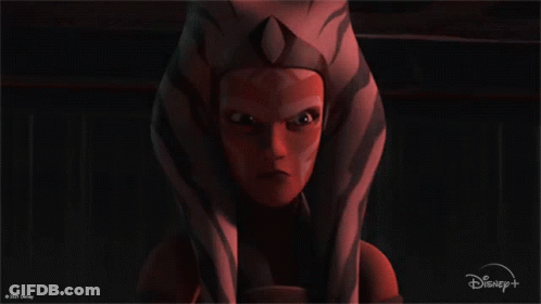 Star Wars Character Holding Light Saber GIF