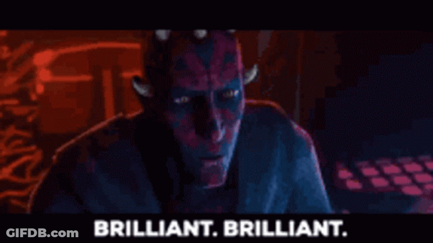 Star Wars Darth Maul Brilliant GIF