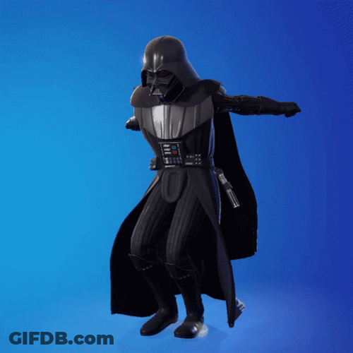 Star Wars Darth Vader Griddy Fortnite Dance Emote GIF