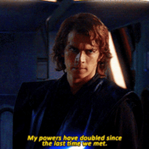 Star Wars Darth Vader Unlimited Power Doubled GIF