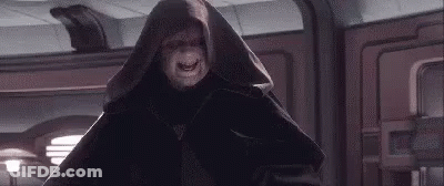 Star Wars Emperor In Hooded Cloak GIF
