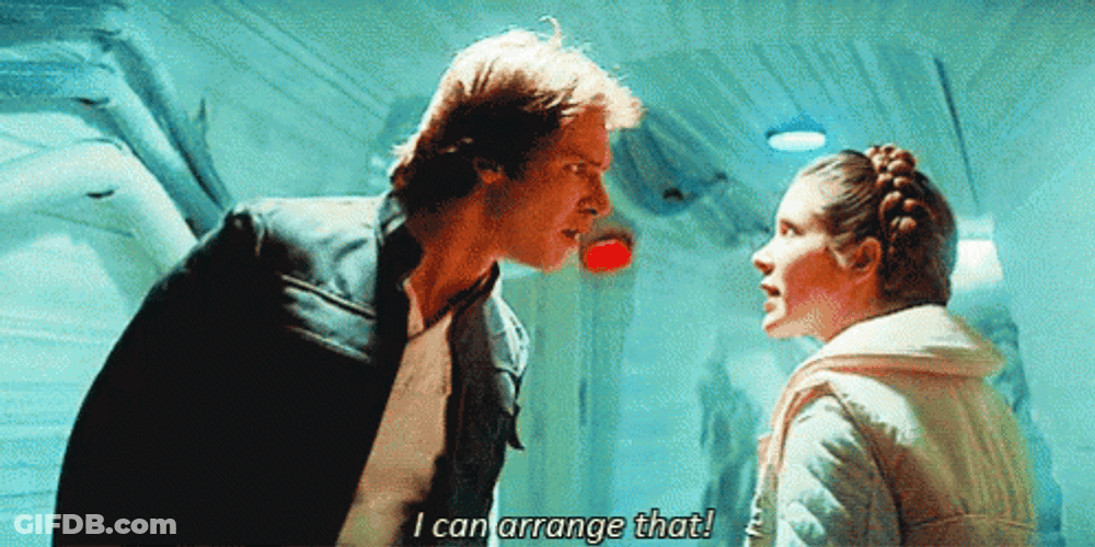 Star Wars Han Solo I Can Arrange That GIF