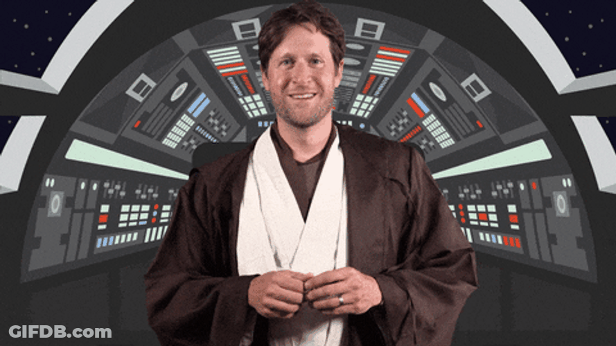 Star Wars Happy Birthday Obi Wan Kenobi Costume GIF