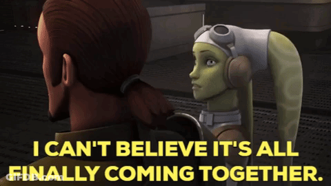 Star Wars I Cant Believe Its All Finally Coming Together GIF