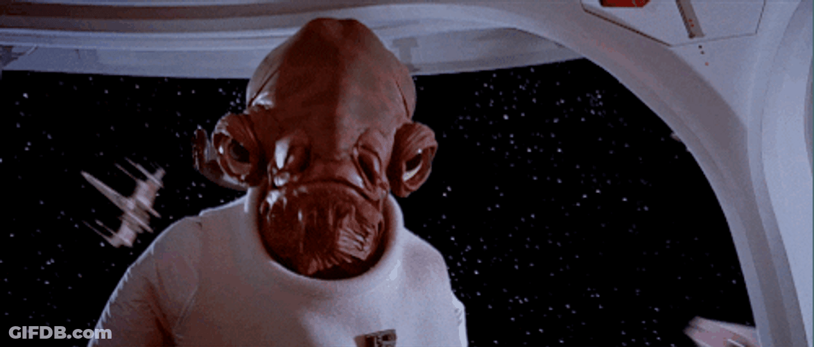 Star Wars It's A Trap Ackbar GIF