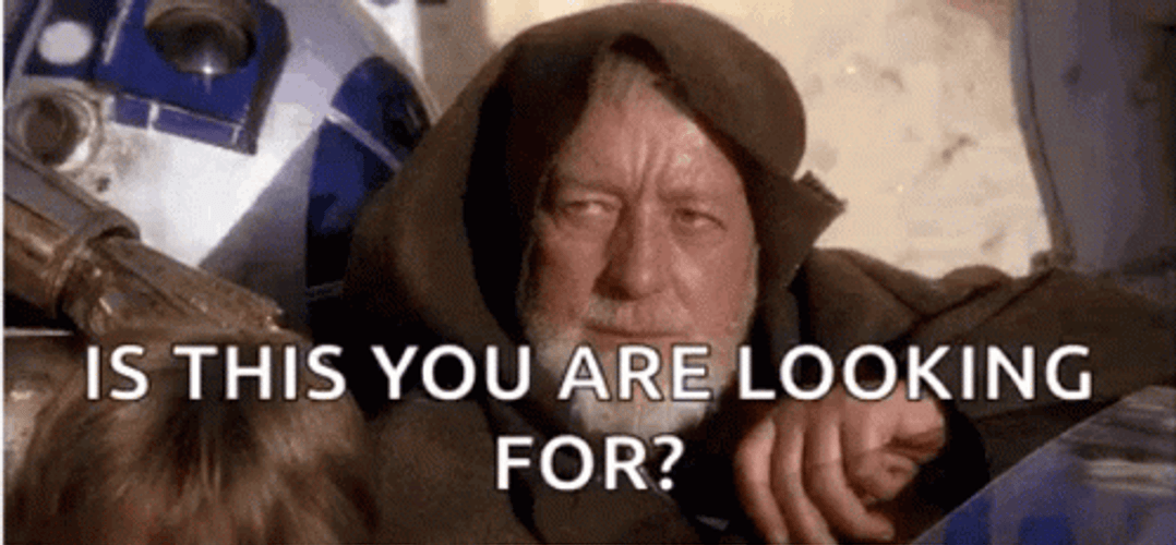 Star Wars Jedi Mind Trick Obiwan Kenobi GIF
