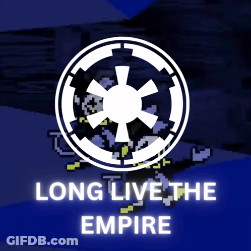 Star Wars Logo Long Live The Empire GIF