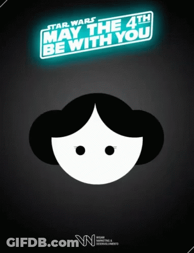 Star Wars May The 4Th Be With You Darth Maul Poster GIF