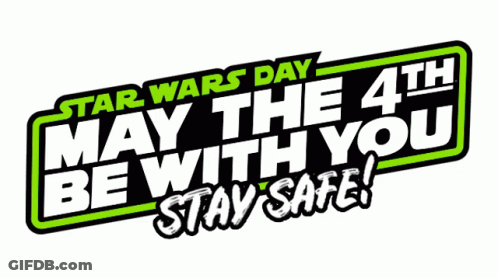 Star Wars May The 4Th Logo GIF