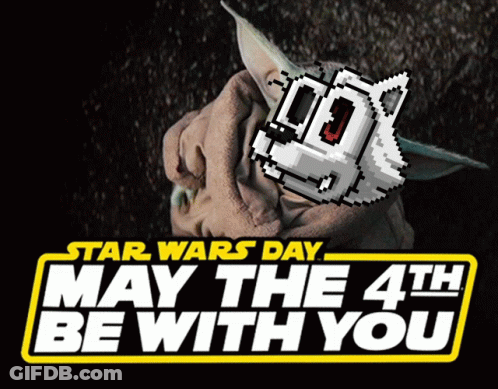 Star Wars May The 4Th Sign GIF