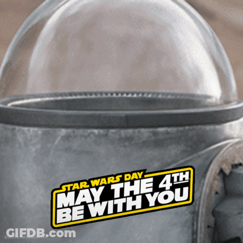 Star Wars May The 4Th Sticker GIF