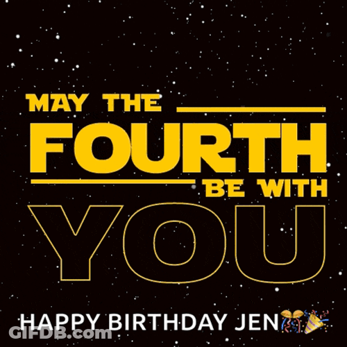 Star Wars May The4th Be With You GIF