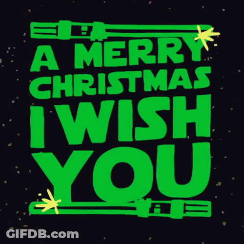 Star Wars Merry Christmas Meme GIF