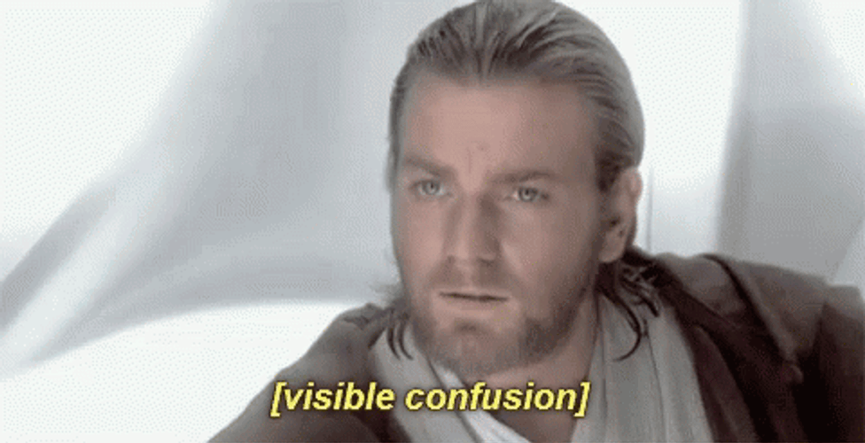Star Wars Obi-Wan Visible Confusion GIF