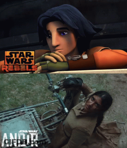 Star Wars Rebels Poster Man And Woman GIF