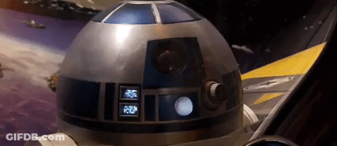Star Wars Robot In Space GIF