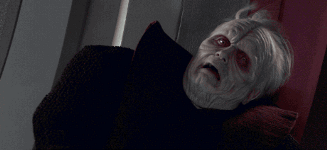 Star Wars Sheev Flashing Hand GIF