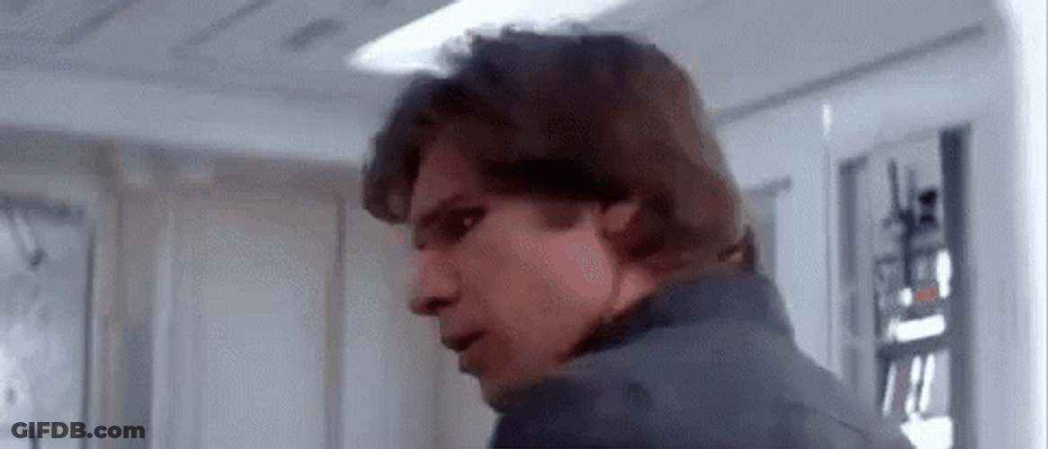 Star Wars Surprised Han Solo GIF