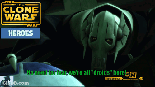Star Wars The Clone Wars Poster General Grievous GIF