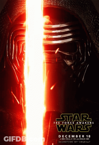 Star Wars The Force Awakens Poster December 18 GIF