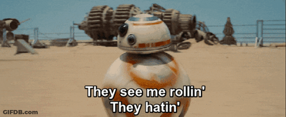 Star Wars They See Me Rollin GIF