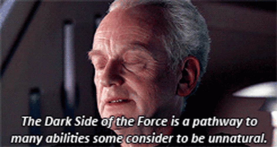 Star Wars Welcome To The Dark Side Of Force GIF