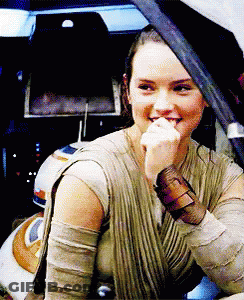 Star Wars Woman Smiling Hand To Chin GIF