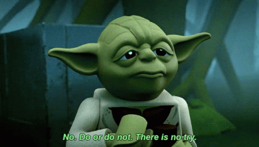 Star Wars Yoda No More GIF