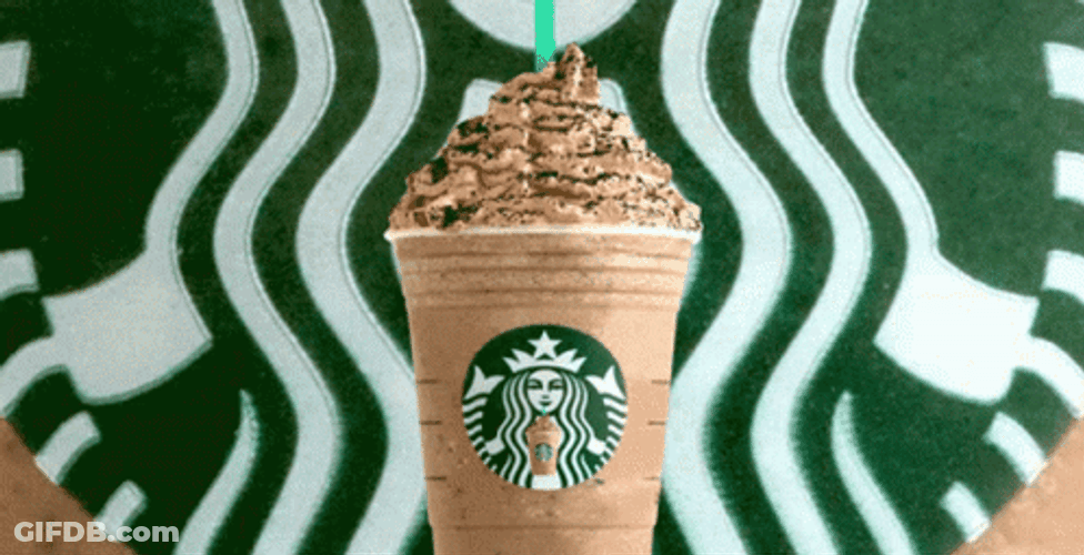 Starbucks Choco Frappe Video Loop GIF