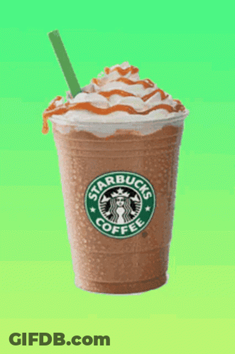 Starbucks Coffee With Whipped Cream GIF