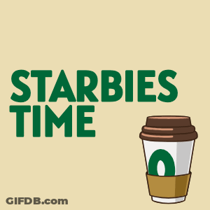 Starbucks Cup With Cookie GIF
