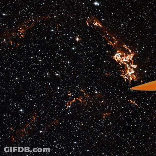 Starbucks Surfing In Space GIF