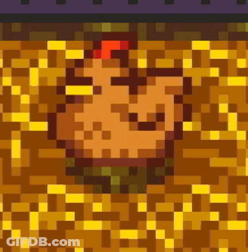 Stardew Valley Pixelated Chicken GIF