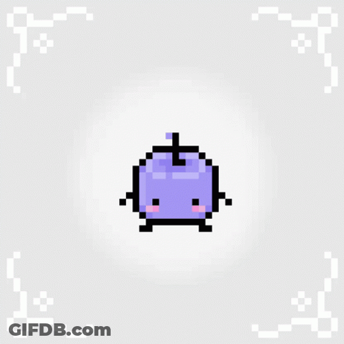 Stardew Valley Purple Junimo GIF