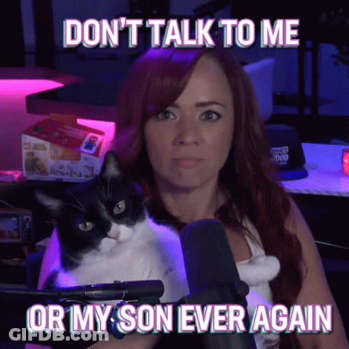 Stare Dont Talk GIF